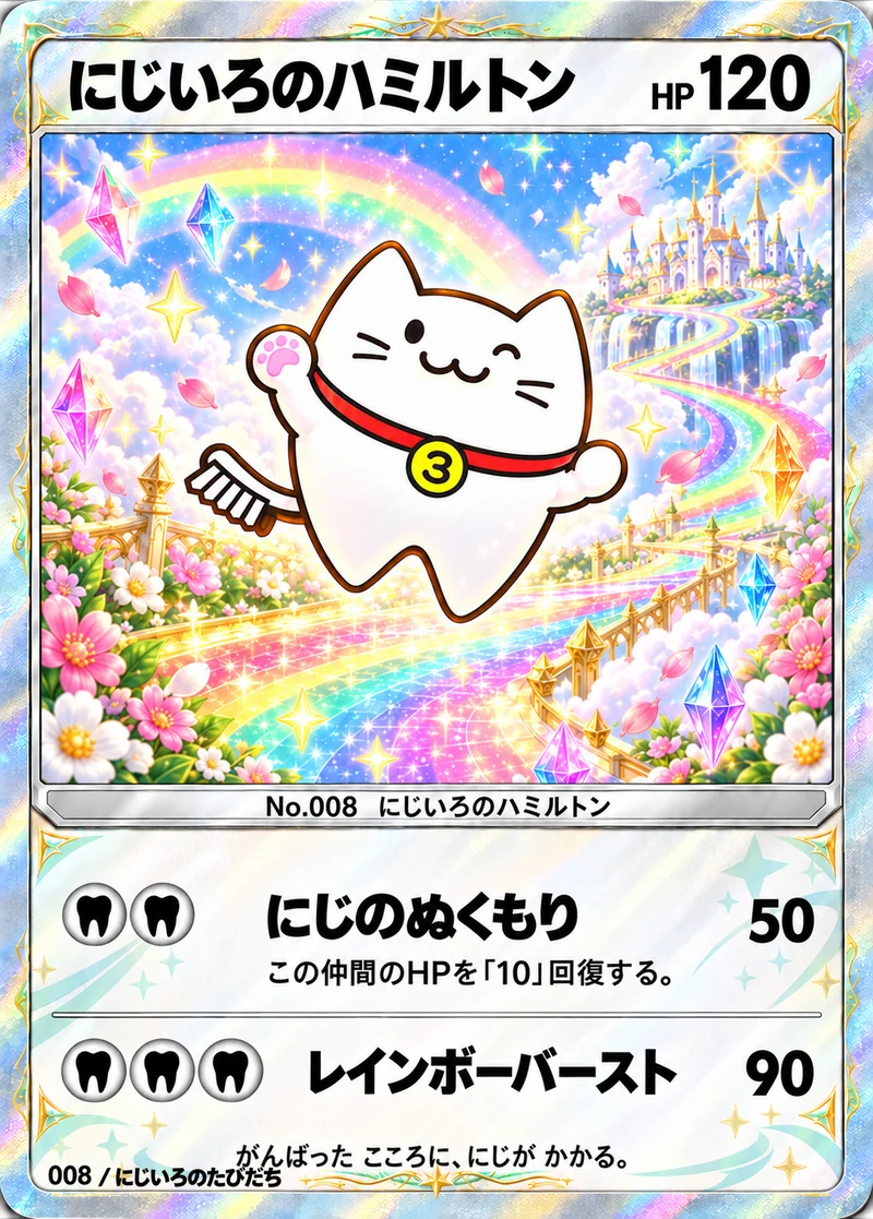 No.008 にじいろのハミルトンのカード